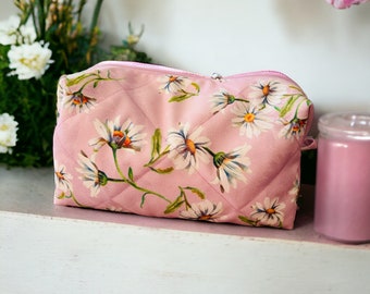 LARGE makeup bag, Floral Hair Styler Bags, Suitable for Dyson Air Wrap and for other hair stylers/straightener/curling iron