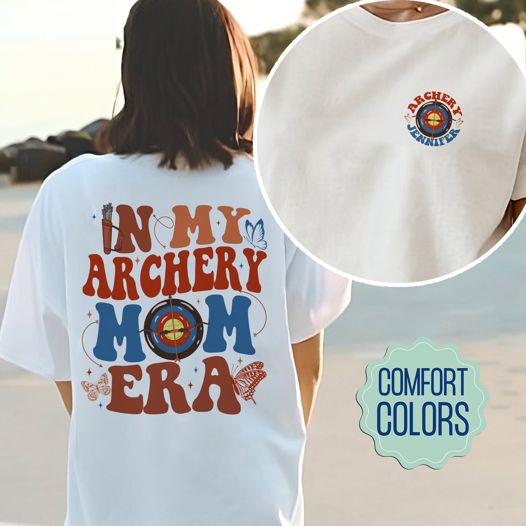 In My Archery Mom Era Comfort Colors Shirt, Funny Archery Mom Shirt