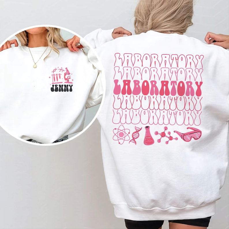 Laboratory Sweatshirt, Medical Lab Science, Laboratory Gifts, Lab Tech