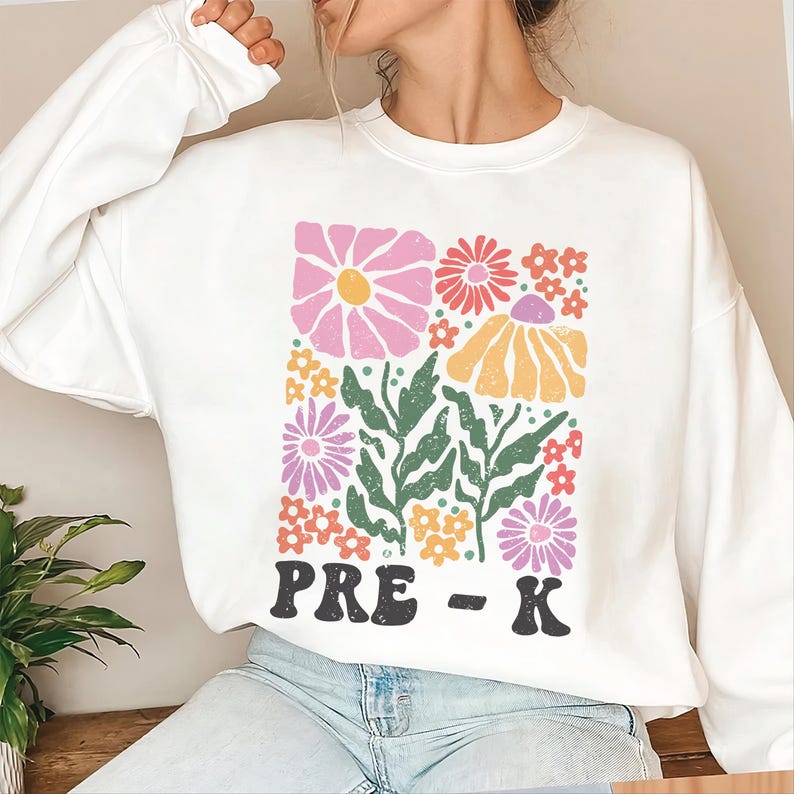Prek Teacher Sweatshirt, Kindergarten Teacher Sweatshirt, Kindergarten