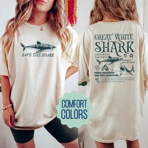 Protect The Shark Comfort Colors Shirt, Save The Ocean Shirt, Save The Shark Sweatshirt, Ocean Lover, Shark Lover Gift, Shark Week Shirt