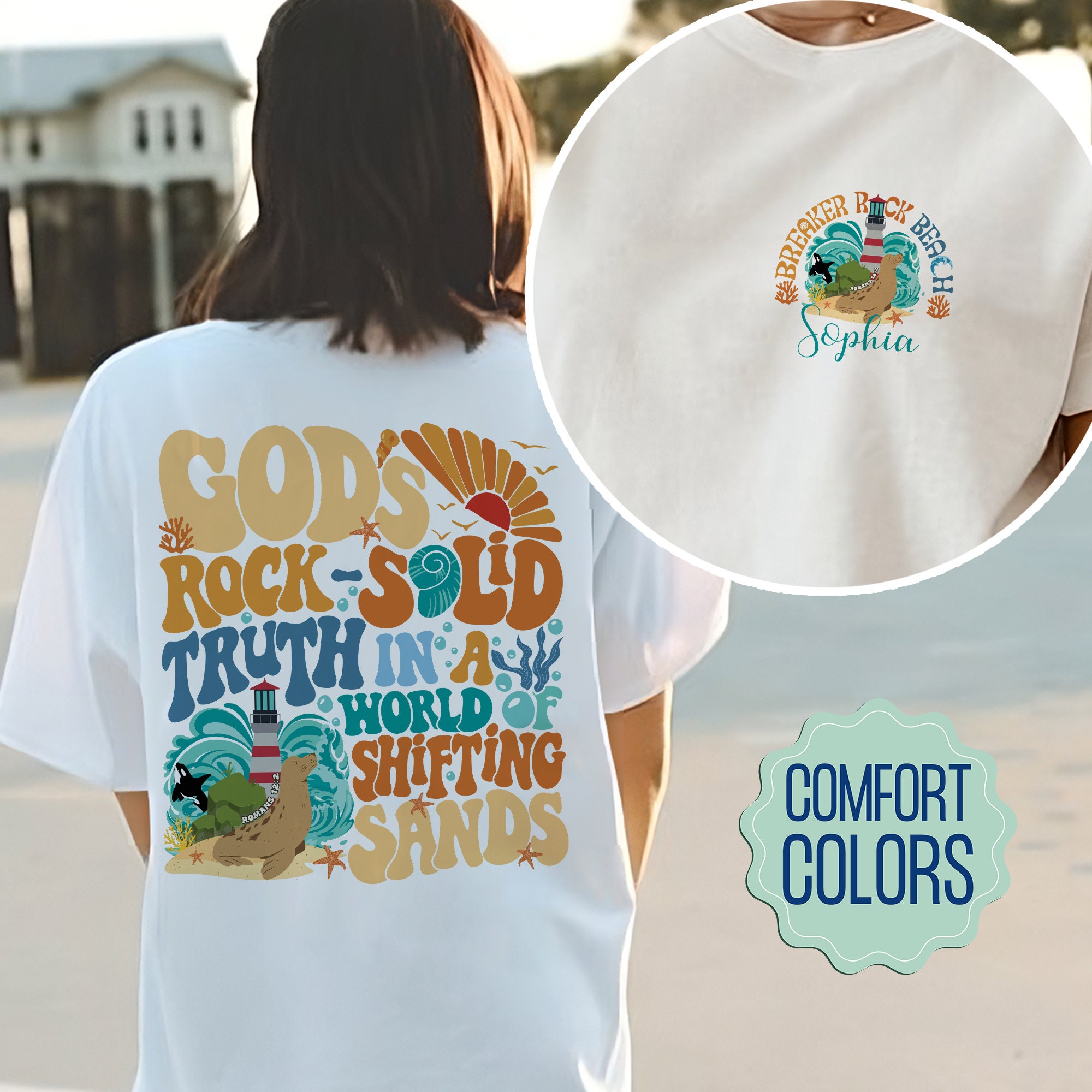God's Rock Solid Comfort Colors Shirt, VBS Shirt, God Diving Summer ...