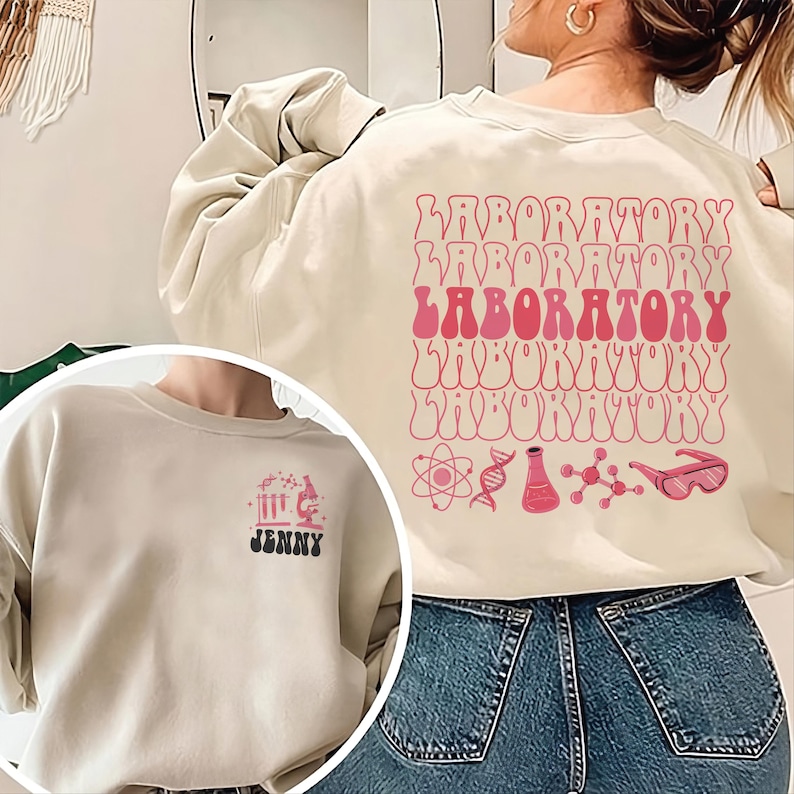 Laboratory Sweatshirt, Medical Lab Science, Laboratory Gifts, Lab Tech