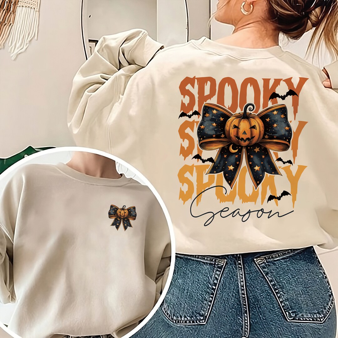 Spooky Season Sweatshirt, Tis the Season to Be Spooky Sweatshirt, Cute ...