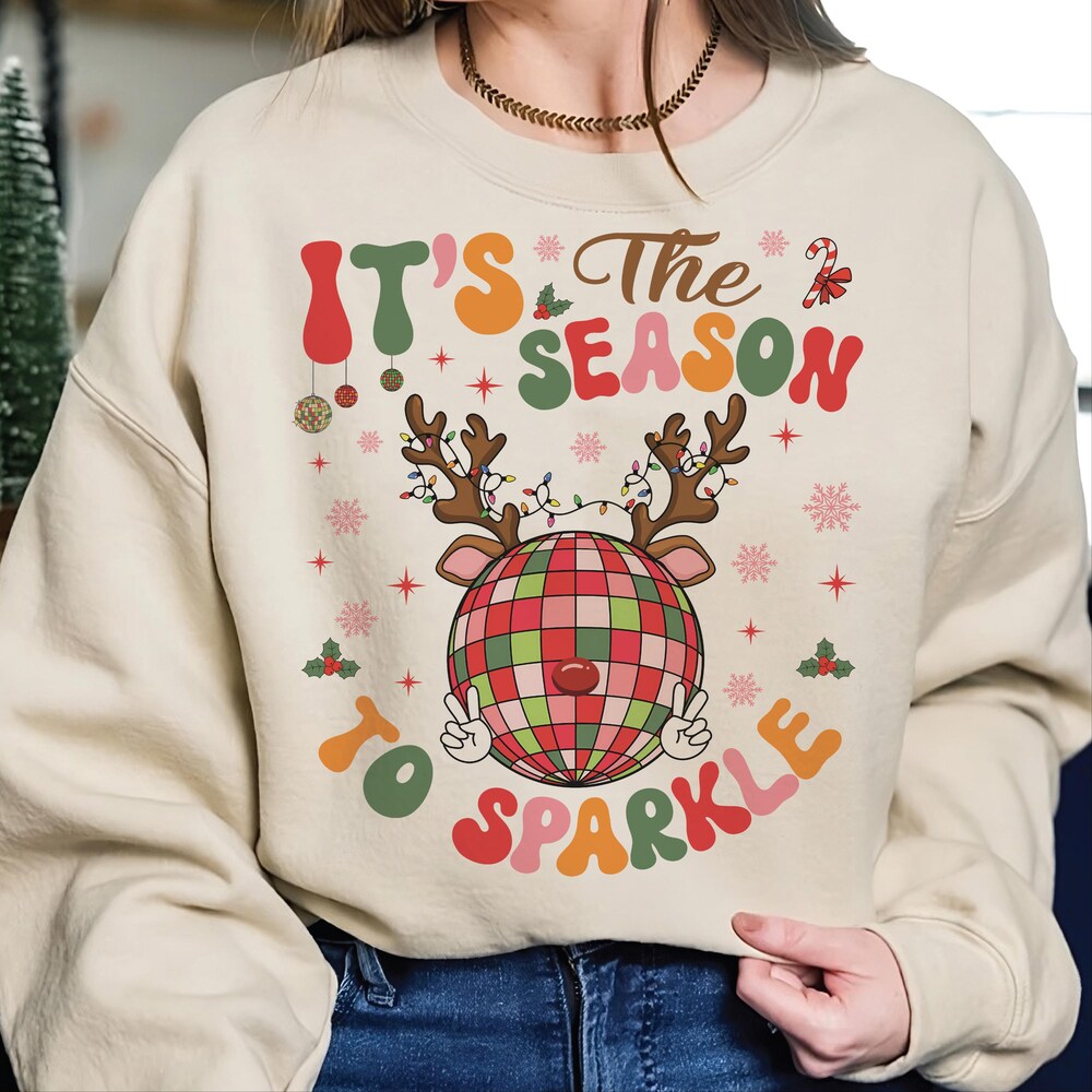Christmas Sweatshirt, Womens Christmas Sweatshirt, Christmas Sweatshirts For Women, Merry Christmas Sweatshirt, Christmas Gift Sweatshirt Designed By Shirttrendz
