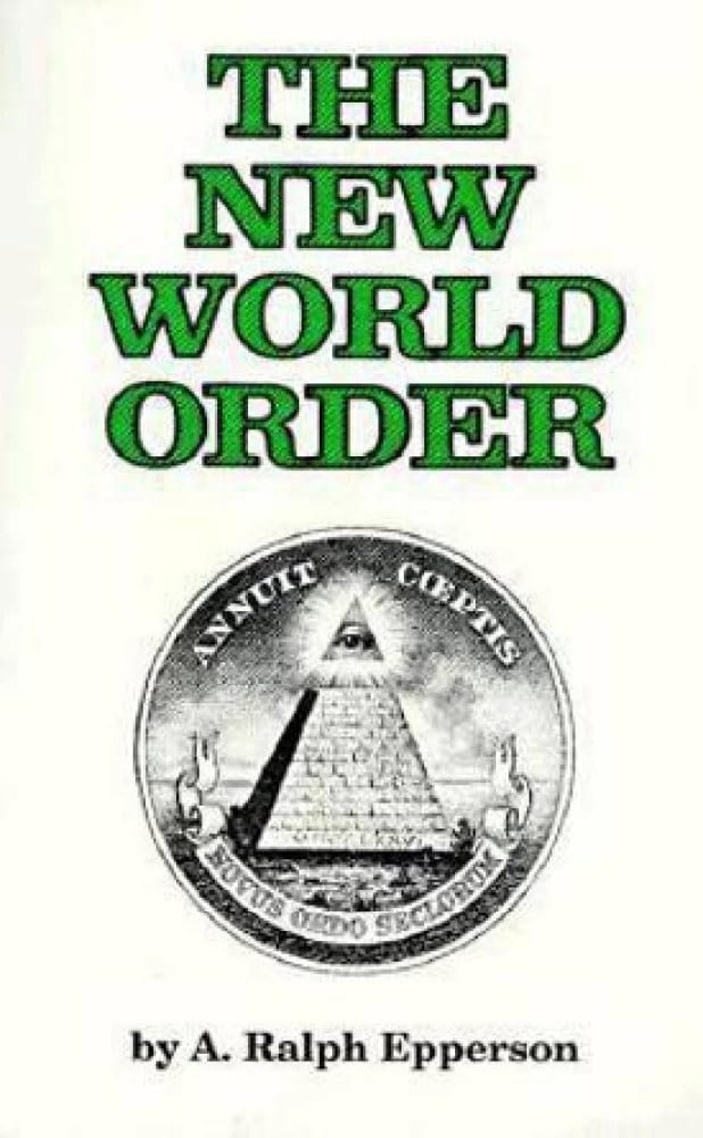 The New World Order by A. Ralph Epperson Conspiracy Theory Etsy Australia