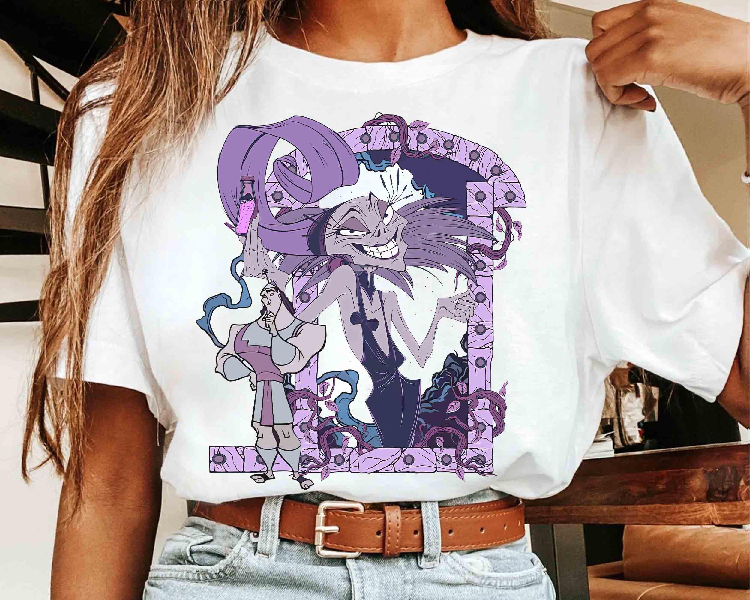 レトロなディズニーヴィランズのイズマとクロンクのハロウィンTシャツ