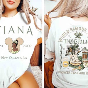 2-sided Tiana&#39;s Place New Orleans Shirt, Princess and The Frog, Tiana&#39;s Bayou Adventure Tee, Magic Kingdom Girl Trip, Tiana The Frog Gift