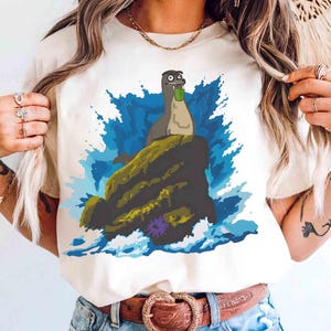 Pixar Finding Nemo Gerald s T-shirt, Disney Gerald And Little Mermaid Ariel Princess Sea Rock Tee, Disneyland Family Trip