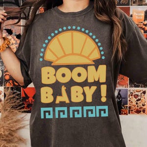 Disney Boom Baby Comfort Color Shirt, Retro Emperor’s New Groove T-Shirt, Disney Kuzco Tee, Disneyland Magic Kingdom Family Vacation Trip