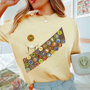 Disney Pixar Up Russell Patches Cosplay Shirt, Up Halloween Costume Shirt, Disneyland Halloween Family Vacation 2025 Trip Tee