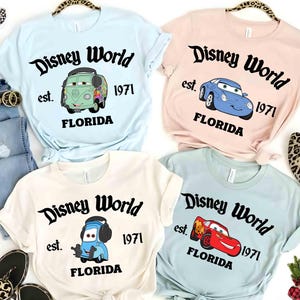 Customize Disneyworld Est 1971 Shirt, Retro Disney All Characters Shirt, Mickey and Friends Tee, Disney Group Shirt, Disney Family Trip Gift image 5