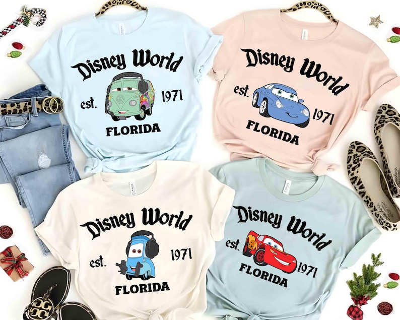 Customize Disneyworld Est 1971 Shirt, Retro Disney All Characters Shirt, Mickey and Friends Tee, Disney Group Shirt, Disney Family Trip Gift image 5