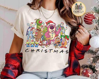 Retro Disney Toy Story Christmas Shirt, Vintage Disney Christmas Shirt, Woody Buzz Lightyear Christmas Tee, Disney Christmas Family Shirts