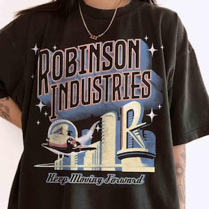 Vintage Disney Robinson Industries Meet The Robinsons Shirt, Keep Moving Forward Shirt, Disneyland Family Matching Trip, Family Vacation Tee