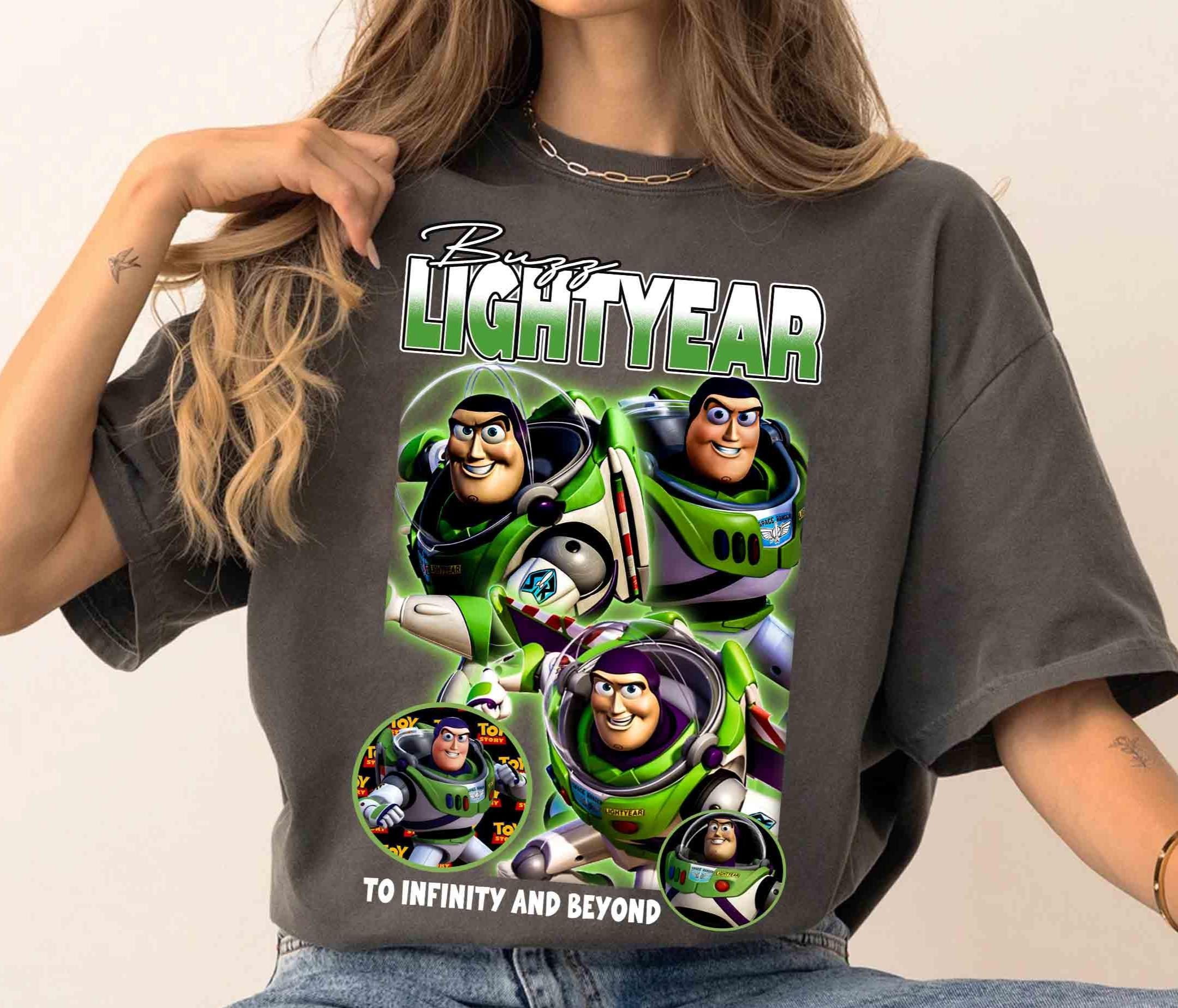 Retro Toy Story Buzz Lightyear Space Ranger Portrait T-shirt Retro Toy Story Buzz Lightyear Space Ranger Portrait T-shirt