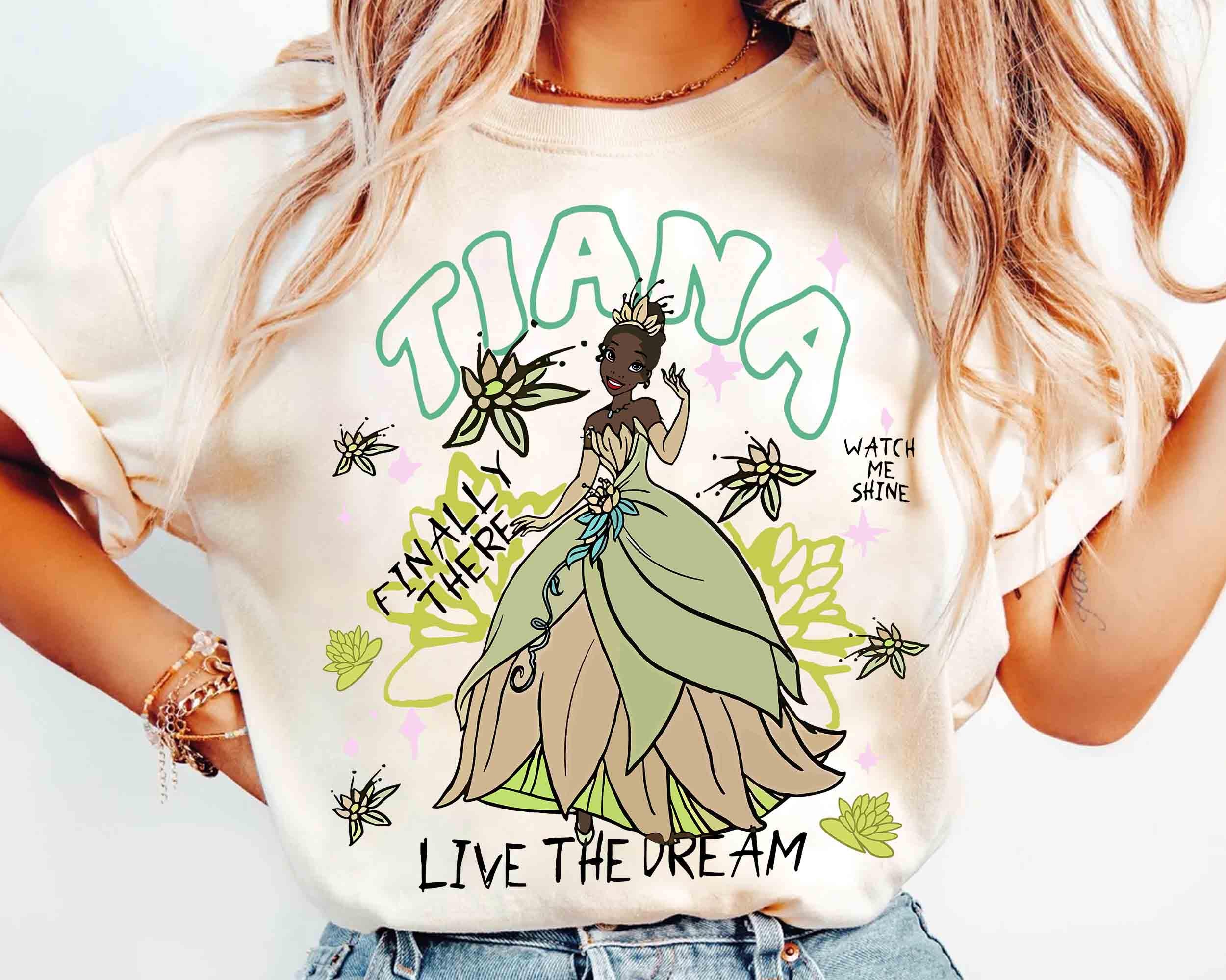 Disney Princess and the Frog Tiana Live the Dream T-shirt, Tiana's