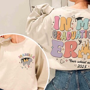 Personalized Mickey And Friends Disney Graduation 2025 Shirt, Disney Grad Trip Shirts, Gift For Graduate, Disney Family Shirts, Graduate Tee