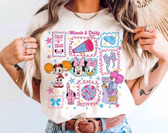 Disney Minnie Daisy Besties Cheerleading Shirt, UCA National, WDW Magic Kingdom Cheerleading and Dance Championships, Summit Championship
