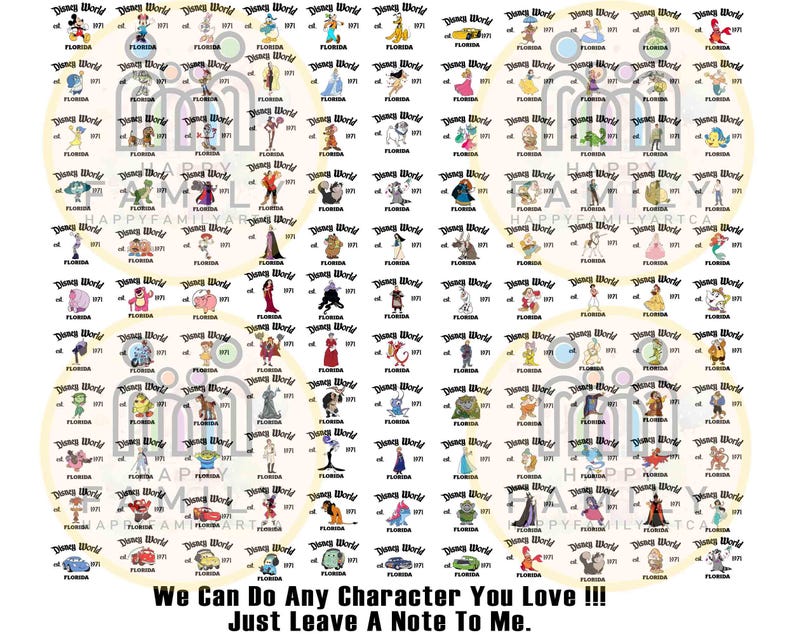 Customize Disneyworld Est 1971 Shirt, Retro Disney All Characters Shirt, Mickey and Friends Tee, Disney Group Shirt, Disney Family Trip Gift image 2