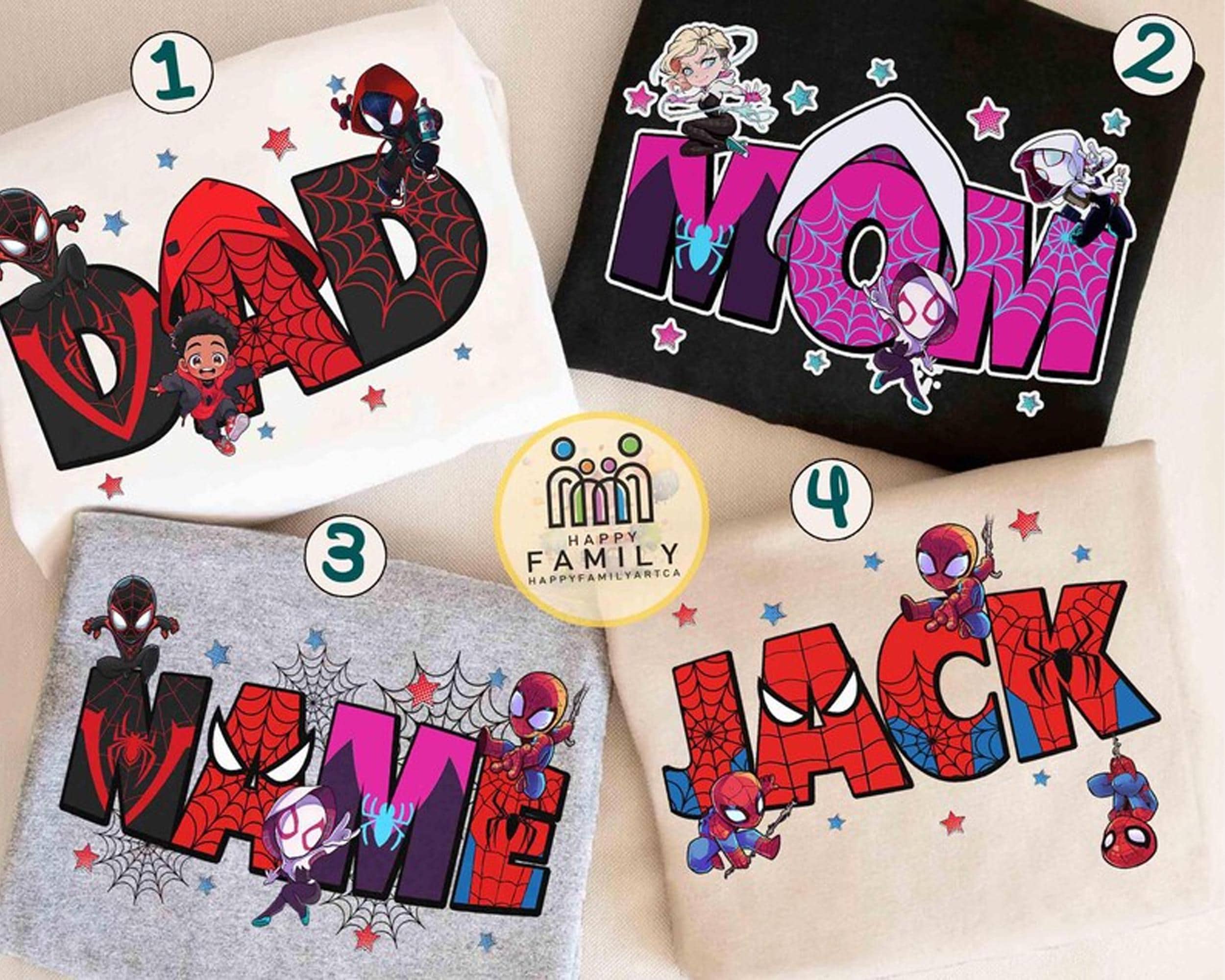 Custom Name Kids Toddler Spidey and His Amazing Friends T-shirt, Personalized Ghost Spider Spin Tee, MCU Comic Tee, Disneyland Family Trip