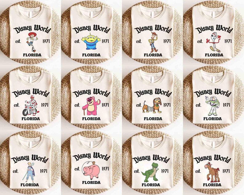 Customize Disneyworld Est 1971 Shirt, Retro Disney All Characters Shirt, Mickey and Friends Tee, Disney Group Shirt, Disney Family Trip Gift image 4
