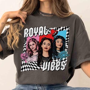 Disney Descendants 4 The Rise of Red Trio Royal Vibes Shirt, Disney Descendants 4 Movie Shirt, Birthday Girl Trip, Disneyland Family Tee