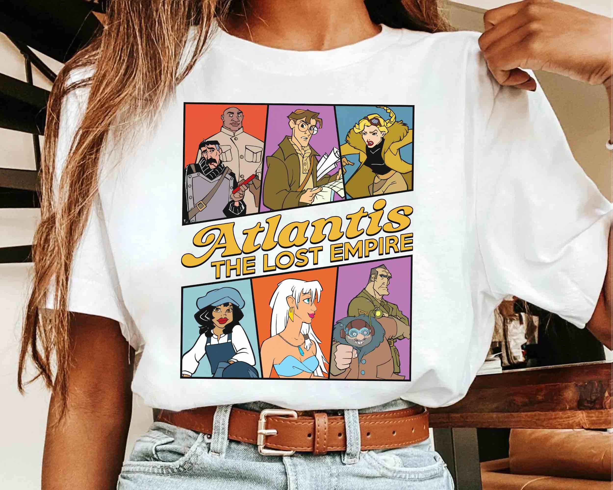 【超希少】レア ディズニー アトランティス 失われた帝国 Tシャツ 古着 Disney - 【希少レア】ディズニー アトランティス 失われた帝国
