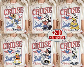 パーソナライズされたディズニークルーズライン2026シャツ、ミッキー＆フレンズファミリークルーズ旅行Tシャツ、レッツクルーズ、ディズニーウィッシュドリームマジックワンダーファンタジー