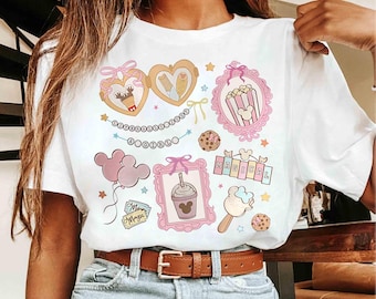 Camiseta "Literally Just A Girl" de Disney con lazo coqueto, atuendos para una escapada a un castillo mágico, camiseta de vacaciones en Disneyland WDW 2026, regalo familiar para las fiestas.