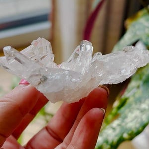 Beautiful Clear Quartz Cluster | Quartz Crystal Cluster | Free Standing Crystal Cluster | High Quality Quartz Crystal | Raw Quartz Crystal