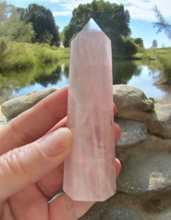 Rose Quartz Tower | Rose Quartz Crystal | Rose Quartz Point | Love | Healing