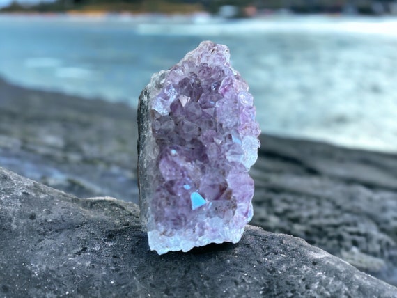 Attractive Amethyst Cluster | Sparkling Amethyst Crystal  | AA Grade | Beautiful Purple Crystals | Healing | Calming | Gift