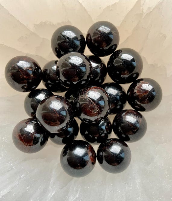 Garnet Mini Sphere | High Grade Garnet | Crystal Sphere | Crystal Gift | Polished Crystal Sphere