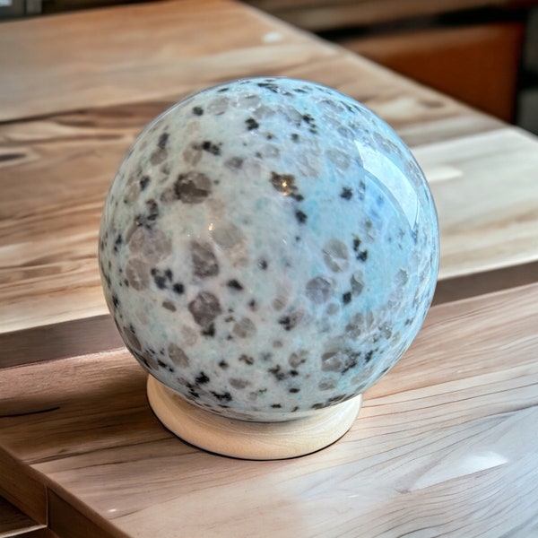 Kiwi Jasper Sphere | Kiwi Stone Sphere | Kiwi Crystal Sphere | Ornament | Home Decoration | Cleansing |
