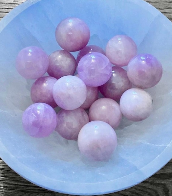 Kunzite Mini Sphere | High Grade Kunzite | Crystal Sphere | Crystal Gift | Polished Crystal Sphere