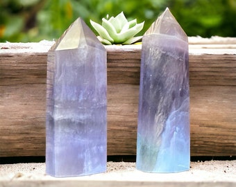 Fluorite Polished Towers | Fluorite Crystal Towers | Healing | Calming | Meditation