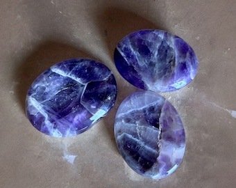 Crystal Worry Stone : pierre précieuse de guérison, pierre de pouce