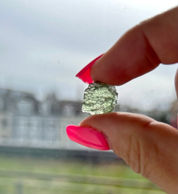 Reduced* Moldavite | Chulm Moldavite | Genuine Rare Moldavite | AA Grade | Moldavite Specimen | Stunning Colours and Clarity |