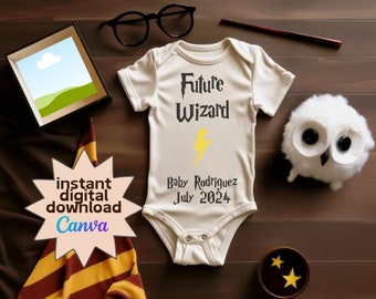 Witch or Wizard Digital Pregnancy Announcement, Magic Baby Reveal, Instagram Social Media Reveal, Baby Wizard, Witchcraft Pregnancy