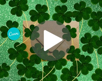 St. Patricks Day Twins Pregnancy Announcement Digital Twin Reveal Irish Video St Patty Day Announcement Video March Irish Twins Social Media