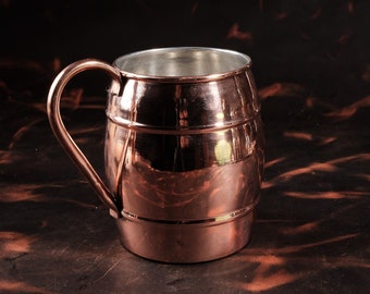 Handcrafted Copper Mug , Copper Mug , Mule Mug Copper, Pure Copper Mug , Copper Beer Mug, Handmade Copper Beer Mug