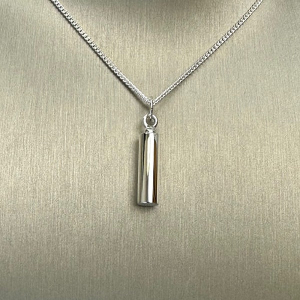 Breloque De Crémation En Acier Et Cristal - Collier Pour Garder Les Cendres Près De Soi