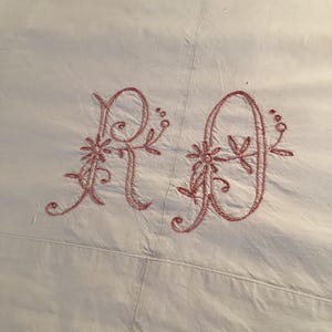 Antique French flat sheet