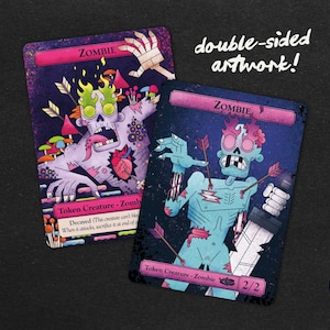 Zombie and Decayed Zombie Token by Lazy Wyrm