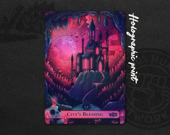 city's blessing mtg cards Manifest dread token Magic mtg | Custom Anime Style