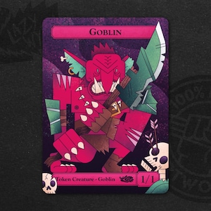 Goblin MTG Tokens | custom magic the gathering card by Lazy Wyrm