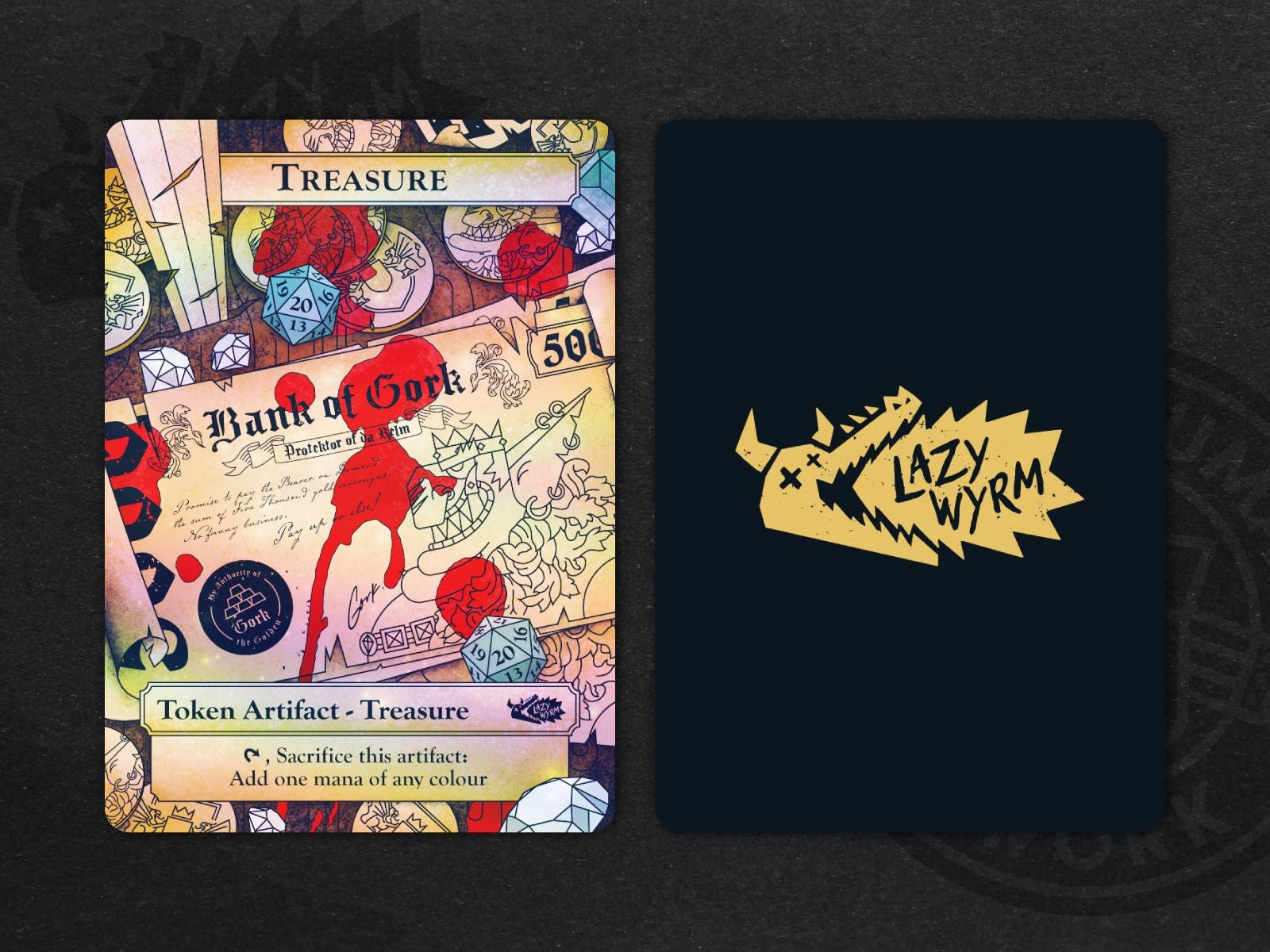 best treasure token cards mtg Treasure MTG Tokens | Custom Magic the Gathering Card by Lazy Wyrm