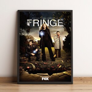 Fringe Poster, Anna Torv Wall Art, Anna Torv Tv Series Print, Best Gift for Tv Series Fans, Rolled Canvas