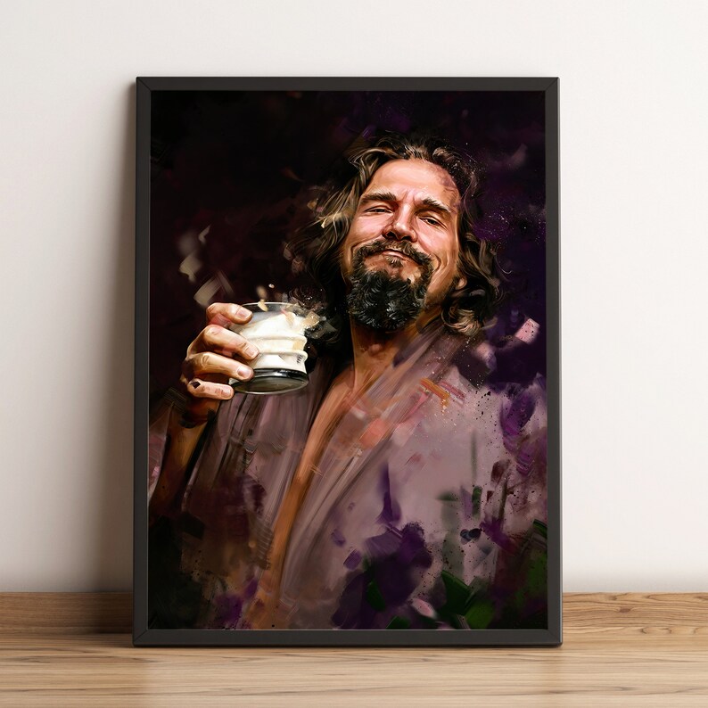 The Big Lebowski Poster Jeff Bridges Wall Art John Goodman - Etsy